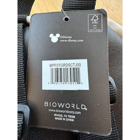 Bioworld Disney Mickey Mouse Print Mini Backpack White Brand New - Picture 5 of 8